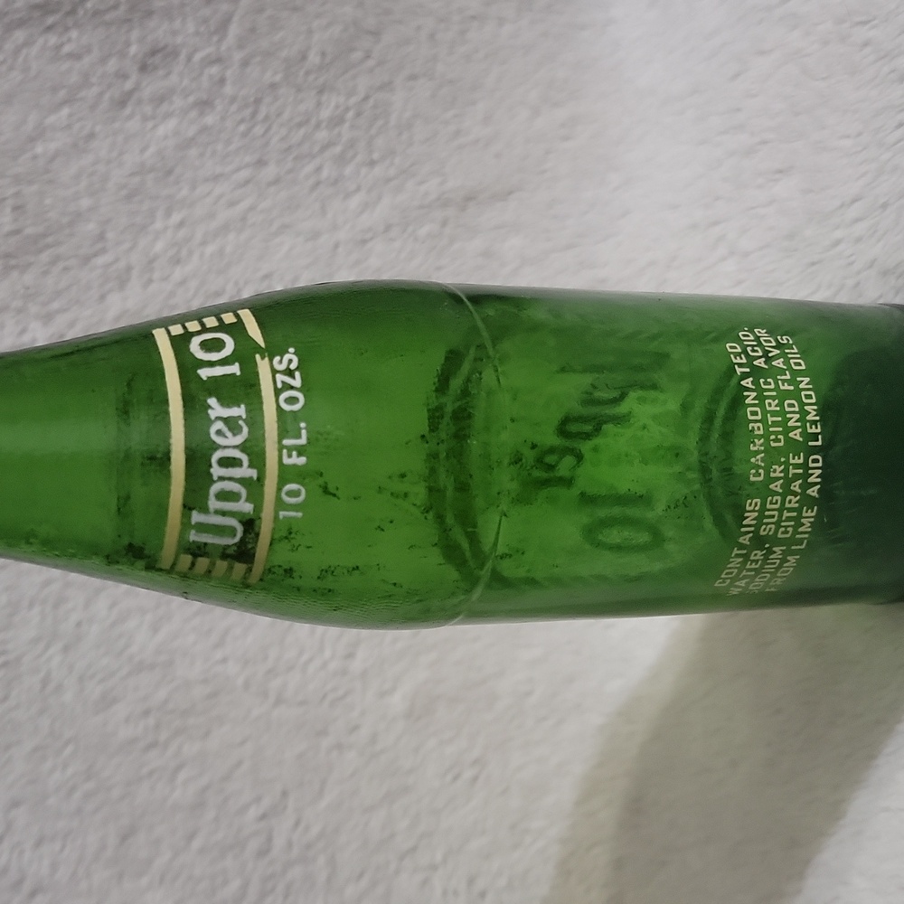 Vintage Upper 10 soda bottle - Picture 8 of 9